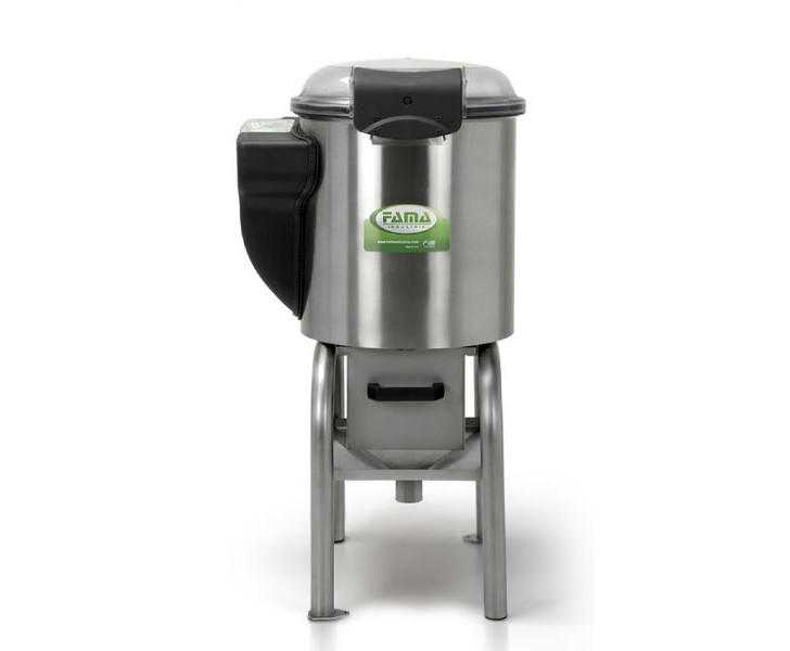 FAMA Pelapatate Elettrico da Pavimento Alto FP109 - Capacità di Carico Kg 5 - Produzione 150 Kg/ora - Durata Ciclo di Pulitura: 60-90 sec - Trifase