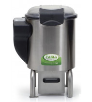 FAMA Pelapatate Elettrico da Pavimento FP106 - Capacità di Carico Kg 5 - Produzione 150 Kg/ora - Durata Ciclo di Pulitura: 60-90 sec - Monofase