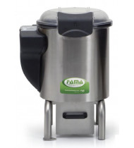 FAMA Puliscicozze Elettrico da Pavimento FPC302 - Capacità di Carico Kg 5 - Produzione 75 Kg/ora - Durata Ciclo di Pulitura: 90-120 sec - Monofase
