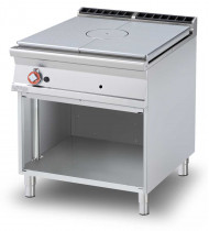 LOTUS TP-98G Cucina a Tuttapiastra a Gas con Vano a Giorno – Potenza kW 12,0 - Prof. Serie 900 - Dim. 800(L)x900(P)x900(H) mm - Linea IPERLOTUS