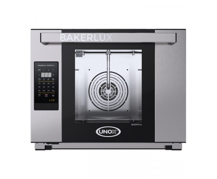 UNOX Forno Elettrico a Convezione con Umidità ARIANNA XEFR-04HS-ELDV Linea LED BAKERLUX SHOP.Pro™ - 4 Teglie 460X330 mm - Pannello Digitale