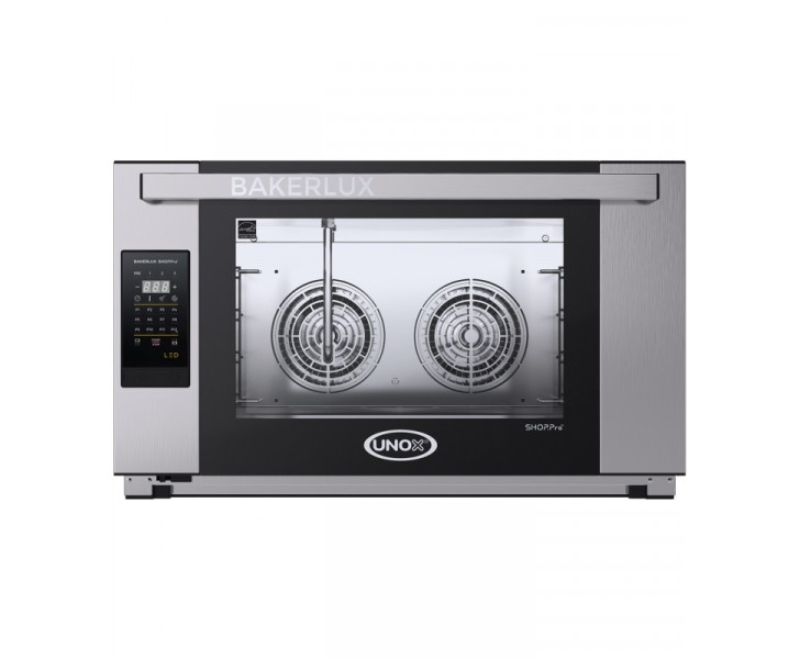 UNOX Forno Elettrico a Convezione con Umidità ROSSELLA XEFR-04EU-ELDV Linea LED BAKERLUX SHOP.Pro™ - 4 Teglie 600X400 mm - Pannello Digitale