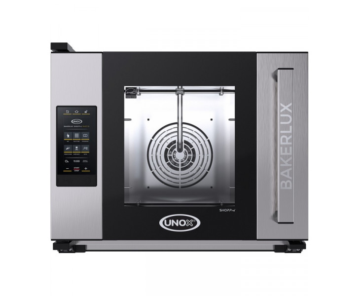 UNOX Forno Elettrico a Convezione con Umidità ARIANNA.MATIC XEFR-04HS-EMRV Linea MASTER BAKERLUX SHOP.Pro™ - 4 Teglie 460X330 mm - Pannello Touch