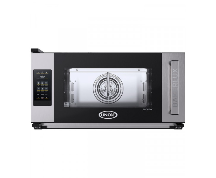 UNOX Forno Elettrico a Convezione con Umidità ELENA.MATIC XEFR-03EU-EMRV Linea MASTER BAKERLUX SHOP.Pro™ - 3 Teglie 600X400 mm - Pannello Touch