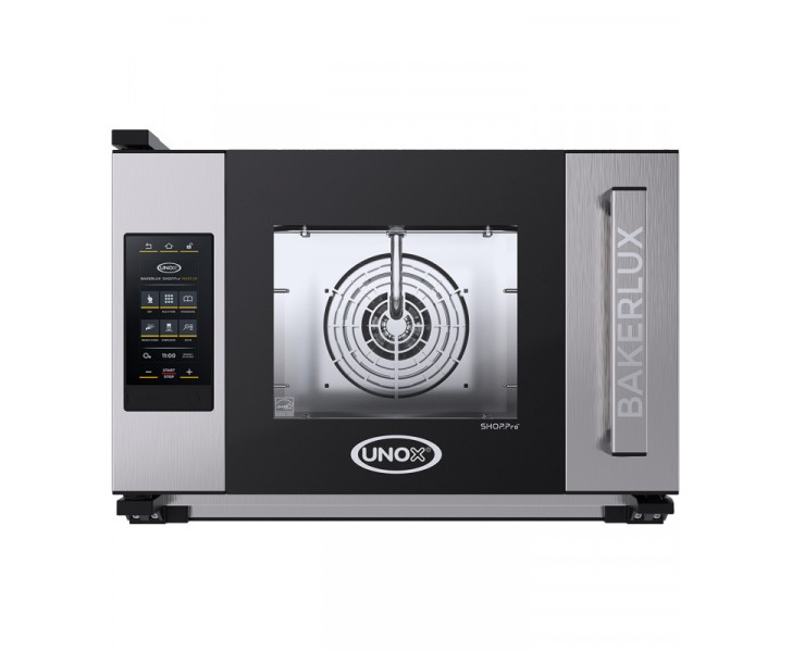 UNOX Forno Elettrico a Convezione con Umidità STEFANIA.MATIC XEFR-03HS-EMRV Linea MASTER BAKERLUX SHOP.Pro™ - 3 Teglie 460X330 mm - Pannello Touch
