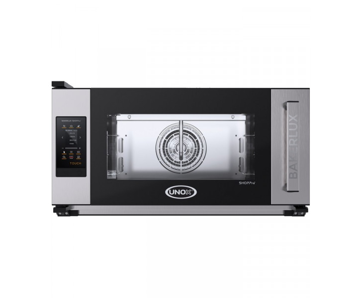 UNOX Forno Elettrico a Convezione con Umidità UNOX ELENA.MATIC XEFR-03EU-ETRV Linea TOUCH BAKERLUX SHOP.Pro™ - 3 Teglie 600X400 mm - Pannello Touch