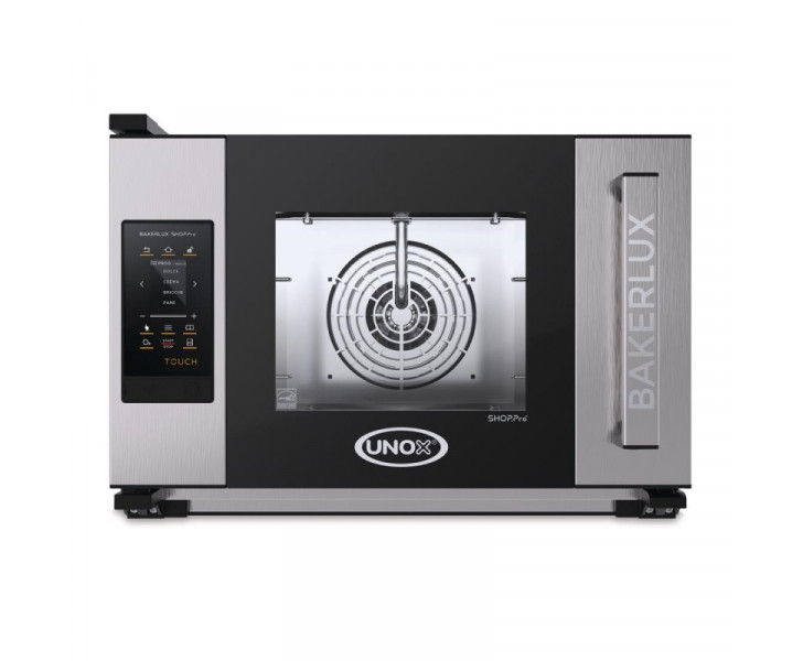 UNOX Forno Elettrico a Convezione con Umidità UNOX STEFANIA.MATIC XEFR-03HS-ETRV Linea TOUCH BAKERLUX SHOP.Pro™ - 3 Teglie 460X330 mm - Pannello Touch