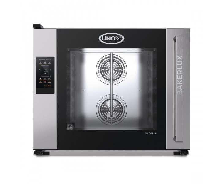 UNOX Forno Elettrico a Convezione con Umidità UNOX VITTORIA.MATIC XEFR-06EU-ETRV Linea TOUCH BAKERLUX SHOP.Pro™ - 6 Teglie 600X400 mm - Pannello Touch