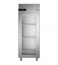 ILSA NEOS Armadio Congelatore in Acciaio Inox AN07V2510 - Temperatura Negativa (-20° -10°C) - 1 Porta in Vetro - Refr. Ventilata - 700 Litri GN 2/1 per Gastronomia