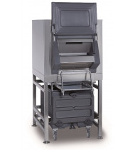 SIMAG RC300 Contenitore di Stoccaggio con Carrello per Fabbricatori di Ghiaccio Modulari - Capacità kg 318 + kg 73 nel Carrello 