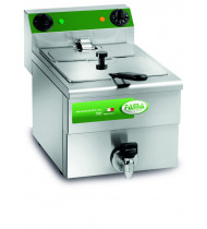 FAMA Friggitrice Snack Elettrica da Banco Professionale MFR10R - Vasca Singola da 10 Litri
