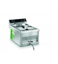FAMA Friggitrice Snack Elettrica da Banco Professionale MFR12R - Vasca Singola da 12 Litri