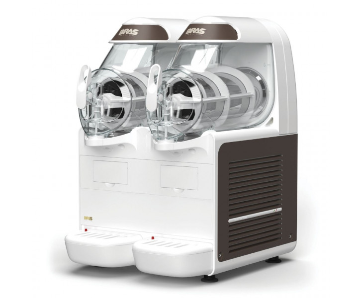 BRAS B-FROZEN SMART 6.2 Granitore ed Erogatore per Creme Fredde - 2 Vasche da 6+6 Litri 