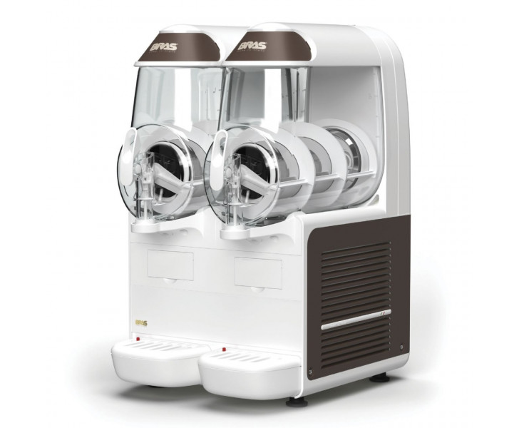 BRAS B-FROZEN SMART 10.2 Granitore ed Erogatore per Creme Fredde - 2 Vasche da 10+10 Litri 