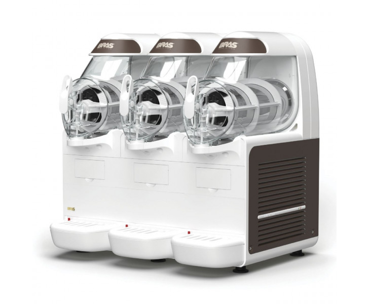 BRAS B-FROZEN SMART 10.3 Granitore ed Erogatore per Creme Fredde - 3 Vasche da 10+10+10 Litri 