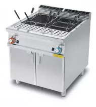 LOTUS CPB-98G Cuocipasta a Gas 1 Vasca Lt. 80 – Potenza kW 31,5 – Prof. Serie 900 - Dim. 800(L)x900(P)x900(H) mm - Linea IPERLOTUS