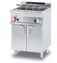 LOTUS CP-76G Cuocipasta a Gas 1 Vasca Lt. 40 – Potenza kW 13,95 - Prof. Serie 700 - Dim. 600(L)x705(P)x900(H) mm - Linea SUPERLOTUS