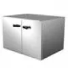 ARMADIO NEUTRO CON PORTINE E PORTATEGLIE - INSERIBILE SU SUPPORTO INOX. DIM. mm 762x630x550H - 7 TEGLIE 600x400 Codice NAN064 