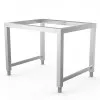 SUPPORTO BASE IN ACCIAIO INOX AISI 304 PER INSTALLAZIONE FORNO CON CAPPA - DIM. mm 900x725x910H. Codice NSR071S 