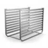 PORTATEGLIE INSERIBILE SU SUPPORTO - FULL AISI 304. DIM. 367x670x505H 10xGN 1/1 - INTERASSE 45 mm. Codice NPT071   