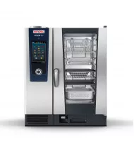 RATIONAL iCombi Pro 10-1/1E Forno Elettrico Combinato con Boiler - Capacità 10 teglie GN 1/1 - Potenza kW 18,9 - Pannello Touch Screen