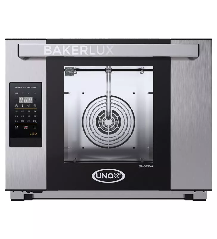 UNOX Forno Elettrico a Convezione con Umidità ARIANNA XEFT-04HS-ELDV Linea LED BAKERLUX SHOP.Pro™ - 4 Teglie 460X330 mm - Pannello Digitale