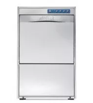 DIHR DS 35 Lavabicchieri Elettromeccanica Doppia Parete - Cesto Quadrato mm 350x350 - Altezza Utile Bicchieri mm 270 - Ciclo Lavaggio 120 sec - Cesti/ora 30 - Dosatore Brillantante