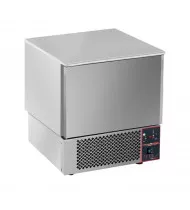 TECNODOM Abbattitore di Temperatura in Acciaio Inox 5 Teglie GN1/1 o 600x400 mm ATTILA – Resa Abbattimento Pos/Neg  23/12 Kg - Display Digitale