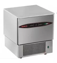 TECNODOM Abbattitore di Temperatura in Acciaio Inox 5 Teglie GN1/1 o 600x400 mm ATTILA – Resa Abbattimento Pos/Neg  23/12 Kg -  Pannello Touch