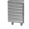 N. 6 cassetti neutri in acciaio inox. Indicare posizionamento scelto come da numero in figura nelle note ordine acquisto  + 720,00€ 