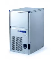 SIMAG SDE 18 Produttore di Ghiaccio a Cubetti Cavi - Raffreddamento ad Aria/Acqua - Produzione fino a 18 kg / 24h - Contenitore incorporato da kg 4
