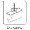 Maestrale Extra AA: mescolatore a trascinamento meccanico con agitatore lento 