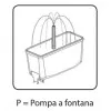 Maestrale Extra P: pompa magnetica con effetto fontana 