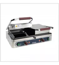 FABA Piastra in Vetroceramica Doppia con Piani Lisci DVL - Superficie di Cottura Utile 550x300 mm