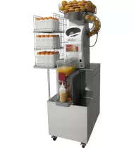 ORANFRESH Spremiagrumi Automatica HR REFRIGERATED - Cestello Motorizzato da 15 Kg e Contenitore Refrigerato da 4 Lt