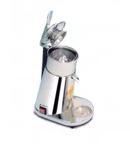 VEMA Spremiagrumi a Leva Elettrico Professionale SP2072EM - Corpo Macchina in ABS Metallizzato - Pigna in Policarbonato