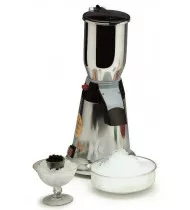 VEMA Rompighiaccio Elettrico SG2081 - Produzione Oraria 120 kg - Struttura in Alluminio Lucido e Contenitore in Acciaio Inox da 2 Litri