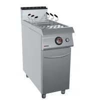 OFFCAR Cuocipasta a Gas - 1 Vasca Litri 45 - Prof. Serie 900 - Dim. 400(L)x900(P)x900(H) mm - Linea STILE