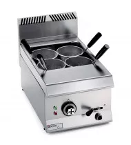 OFFCAR Cuocipasta Snack Elettrico - 1 Vasca Litri 12 - Prof. Serie 650 - Dim. 350(L)x630(P)x285(H) mm - Linea UNICO