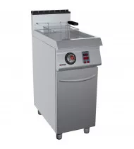 OFFCAR Friggitrice Elettrica con Comandi Digitali su Mobile con Porta 70FRE17R - 1 Vasca Litri 17 - Potenza kW 16,5 - Prof. Serie 700 - Dim. 400(L)x730(P)x900(H) mm - Linea STILE